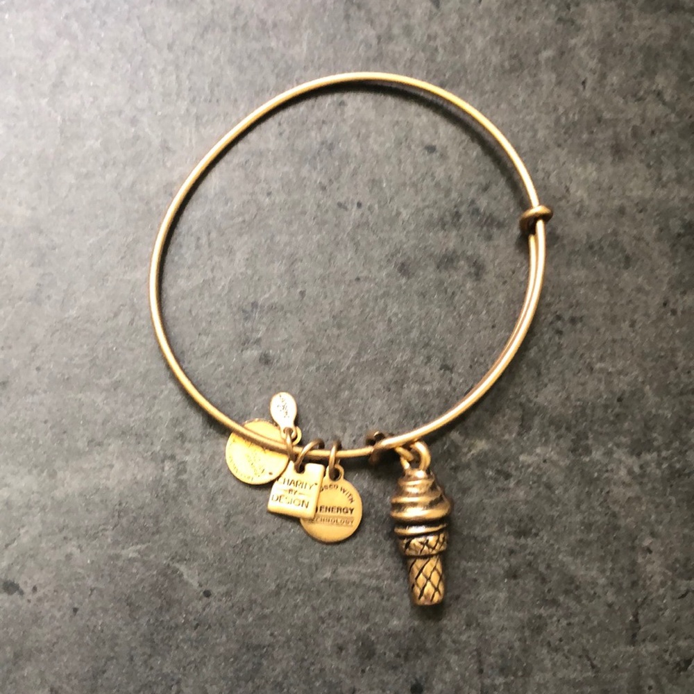 Alex and Ani Ice cream bracelet